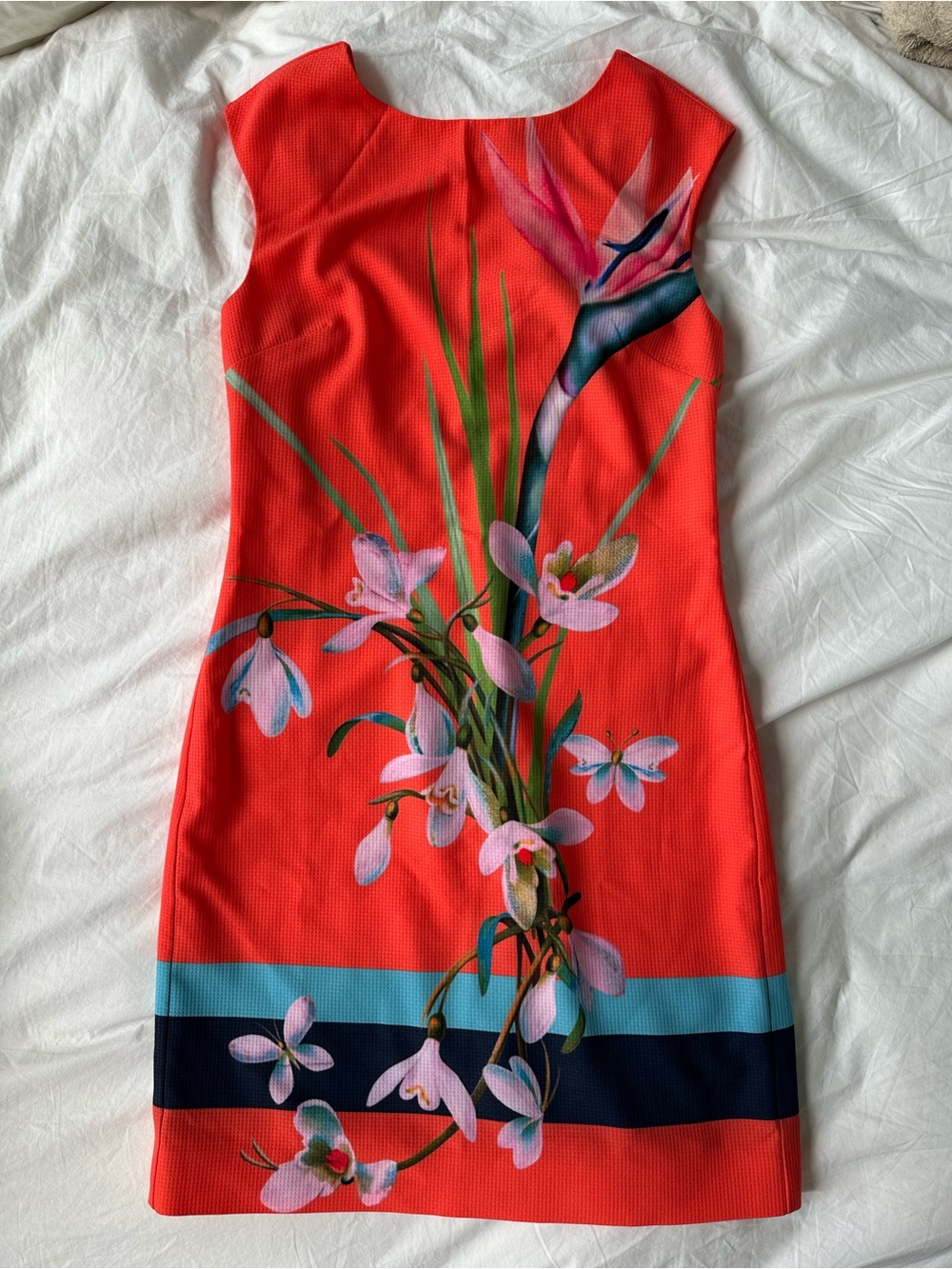 Ted Baker London Coral Floral Sheath Dress